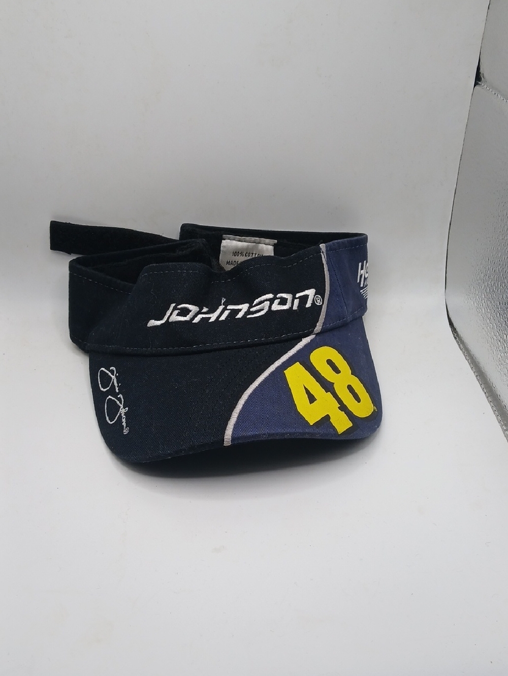 Chase Authentics Navy and Black Racing Visor